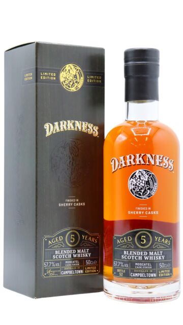 Darkness - Campbeltown - Moscatel Blended Malt Scotch 5 year old Whisky