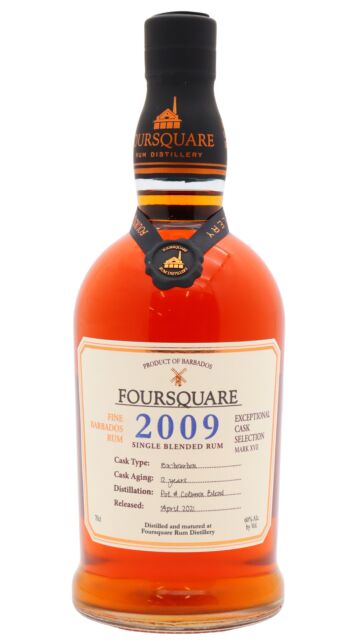 Foursquare - Exceptional Cask Selection Mark XVII Single Blended 2009 12 year old Rum