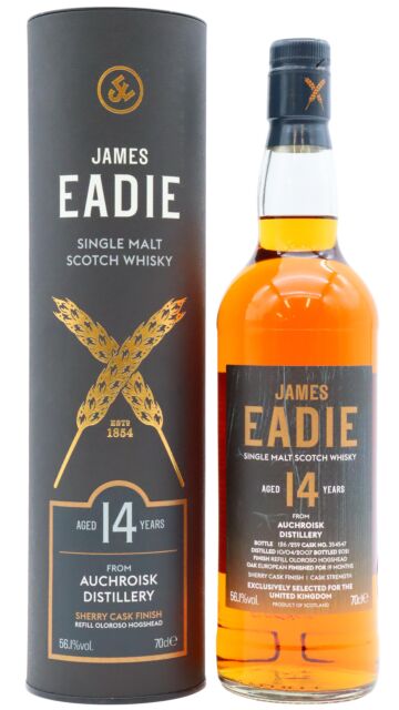 Auchroisk - James Eadie Single Sherry Cask #354547 2007 14 year old Whisky (UK Exclusive)
