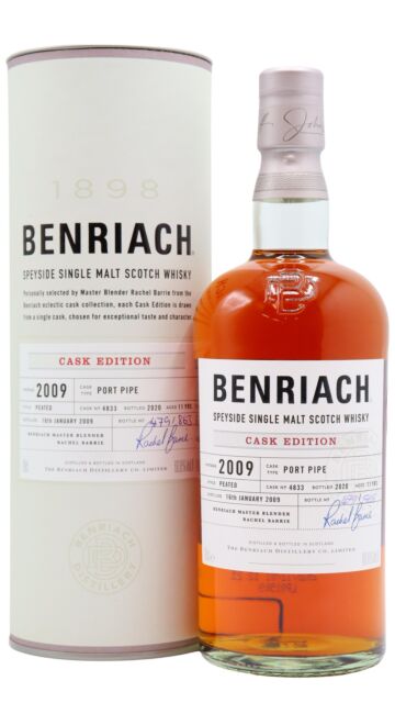 Benriach - Peated Single Cask #4833 - Batch 17 2009 11 year old Whisky