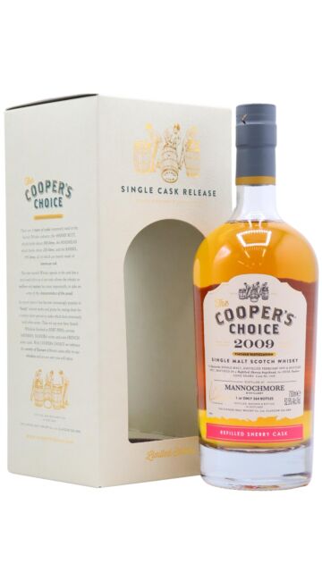 Mannochmore - Cooper's Choice - Single Sherry Cask #1446 2009 12 year old Whisky