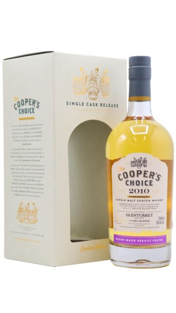 Glenturret - Ruadh Maor - Cooper's Choice - Single Bourbon Cask #336 2010 10 year old Whisky
