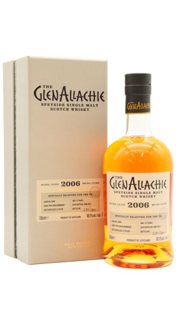 GlenAllachie - Single Rioja Wine Cask #4465 2006 15 year old Whisky