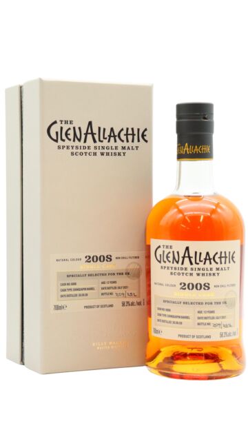 GlenAllachie - Single Chinquapin Virgin Oak Cask #6896 2008 13 year old Whisky