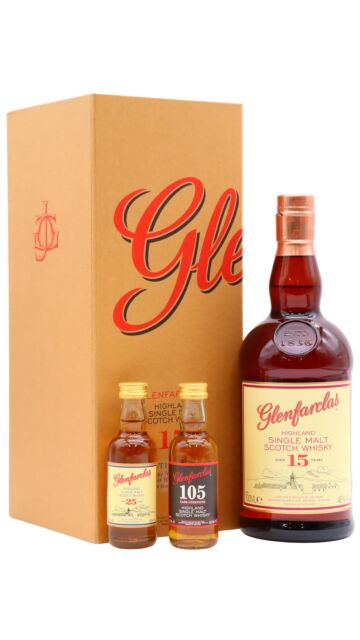 Glenfarclas - Highland Single Malt Scotch 15 year old Whisky Gift Pack