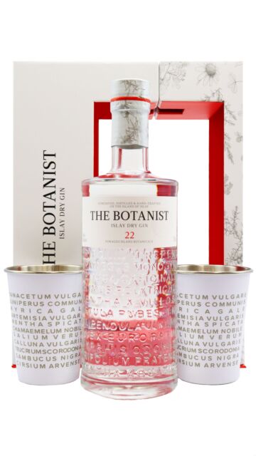 The Botanist - Islay Dry Gin Metal Cups Gift Pack