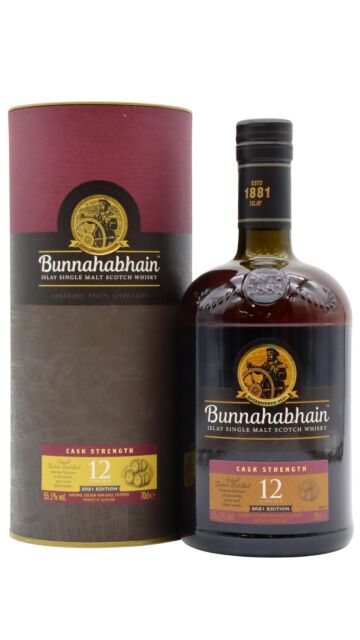 Bunnahabhain - Cask Strength 2021 Edition Islay Single Malt Scotch 12 year old Whisky