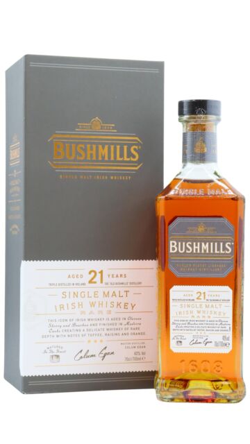 Bushmills - Irish Single Malt 21 year old Whiskey