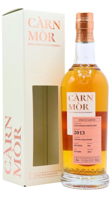 Glen Moray - Carn Mor Strictly Limited Virgin Oak Cask Finish Single Malt Scotch 2013 8 year old Whisky