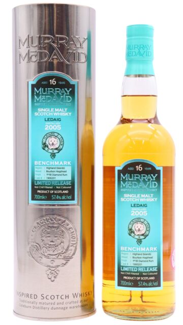 Ledaig - Murray McDavid Benchmark Rum Cask Finish Single Malt Scotch 2005 16 year old Whisky