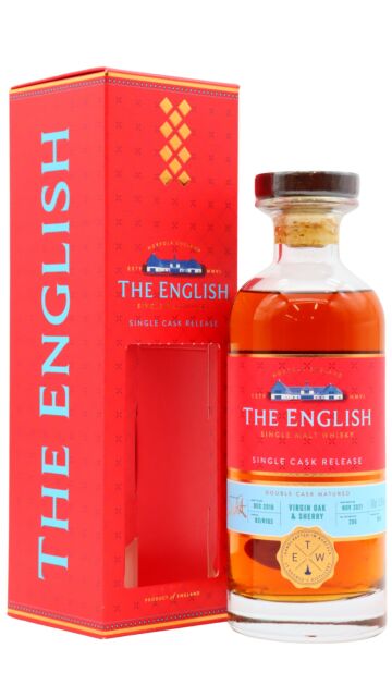 The English - Virgin Oak And Sherry Matured Single Cask 2016 4 year old Whisky