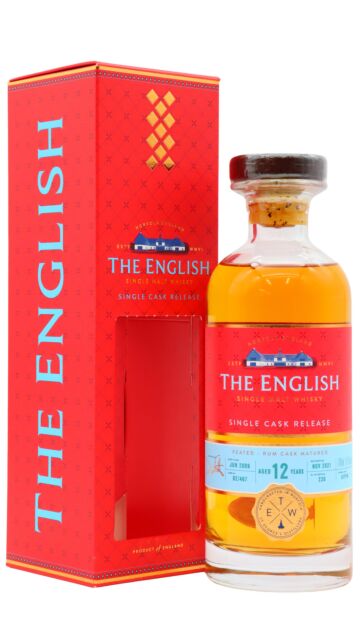The English - Peated Rum Cask Matured Single Cask 2009 12 year old Whisky