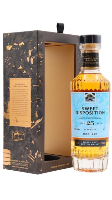 Glen Keith - Wemyss Malts - Sweet Disposition Single Cask 1996 25 year old Whisky