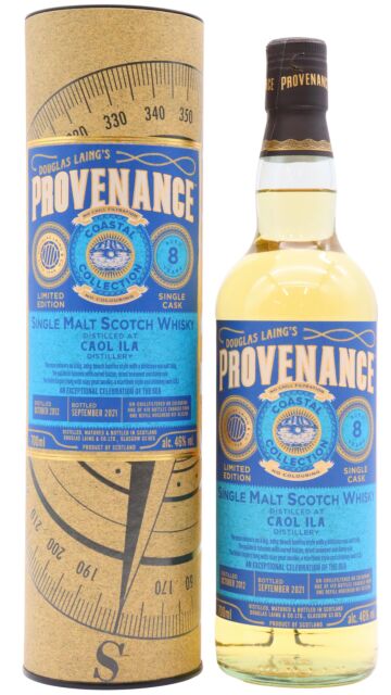 Caol Ila - Douglas Laing Provenance The Coastal Collection Single Cask #15286 2012 8 year old Whisky