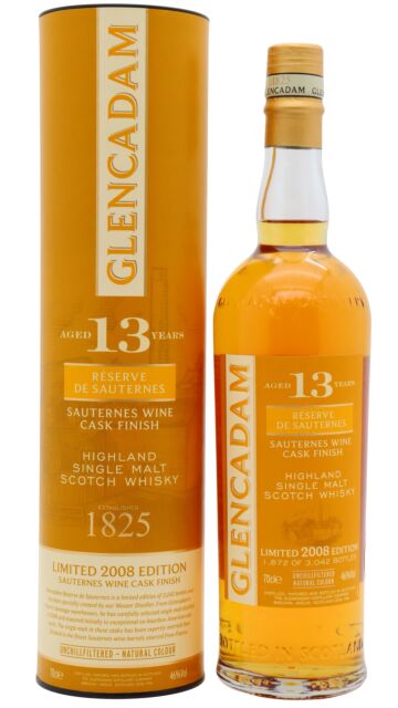 Glencadam - Sauternes Cask Finish Highland Single Malt Scotch 2008 13 year old Whisky
