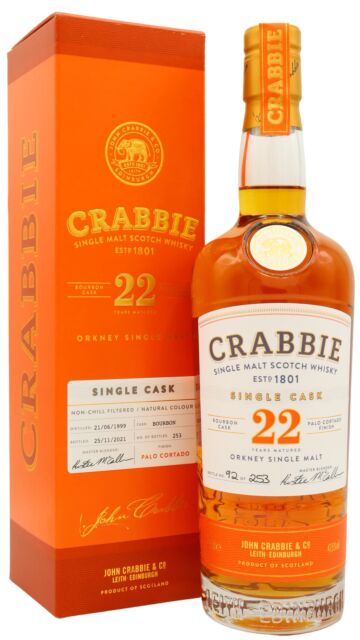 Crabbie - Secret Orkney Single Cask 1999 22 year old Whisky