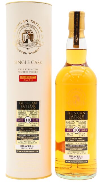 Royal Brackla - Single Sherry Cask #93900067 2011 10 year old Whisky