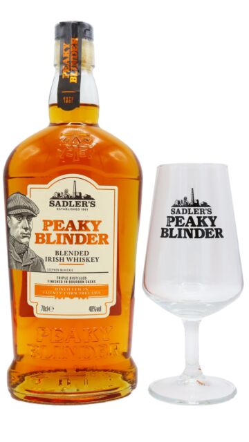 Peaky Blinder - Irish Whiskey (Includes Branded Glass)