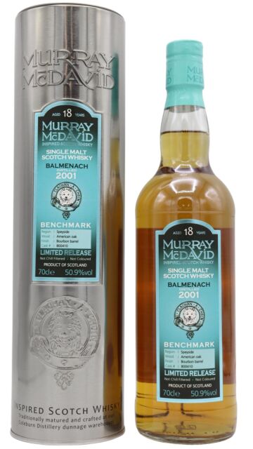 Balmenach - Murray McDavid Benchmark Single Cask #800410 2001 18 year old Whisky