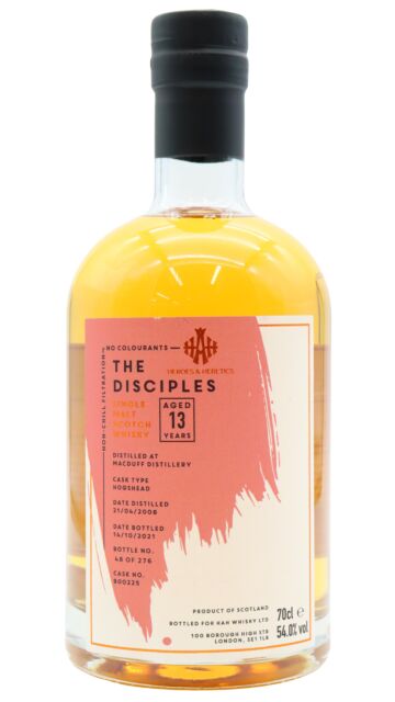 Macduff - Heroes & Heretics - Disciples 2nd Edition - Single Cask #900225 2008 13 year old Whisky