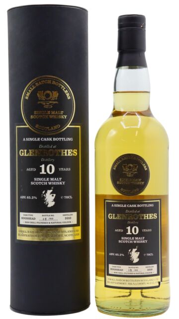 Glenrothes - Small Batch Bottlers Single Cask Scotch 2010 10 year old Whisky