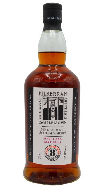 Kilkerran - Cask Strength 2022 Release Port Cask Matured Single Malt Scotch 8 year old Whisky