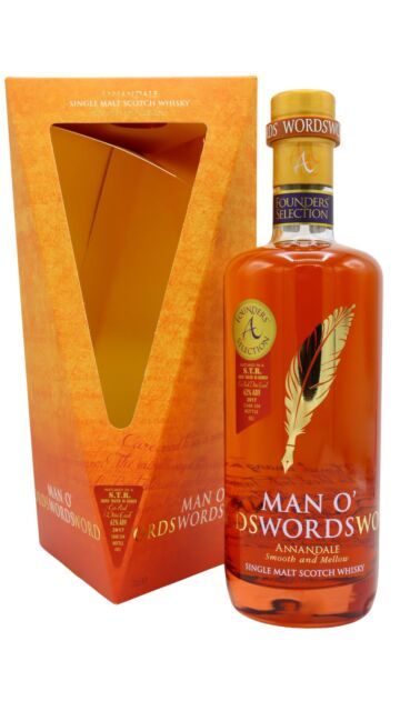 Annandale - Man O' Words Founder's Selection - Single Cask #324 2017 3 year old Whisky
