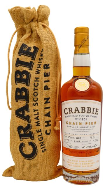 Chain Pier - Crabbie Inaugural Release Lowland Single Malt Scotch 2019 3 year old Whisky