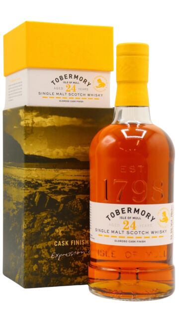 Tobermory - Hebridean Series 2 - Oloroso Sherry Cask Finish Single Malt Scotch 24 year old Whisky