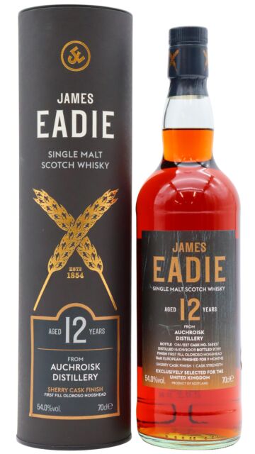 Auchroisk - James Eadie Single Oloroso Sherry Cask #362237 2009 12 year old Whisky (UK Exclusive)
