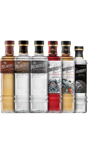 Nemiroff - Complete Collection Ukrainian Vodka Bundle