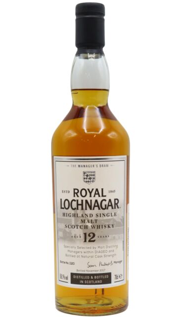 Royal Lochnagar - The Managers Dram - Single Malt 12 year old Whisky