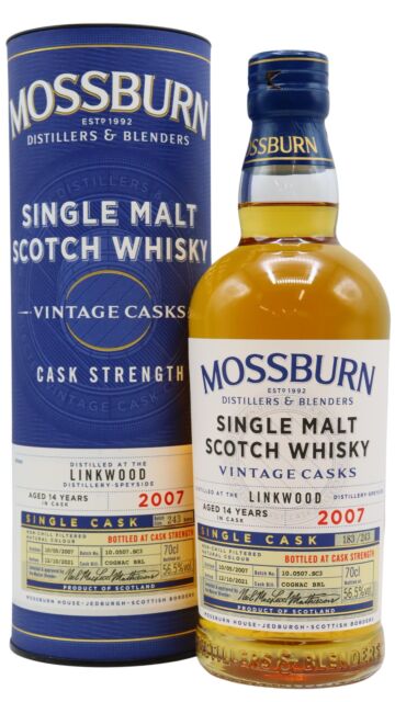 Linkwood - Mossburn Vintage Casks Single Cask 2007 14 year old Whisky