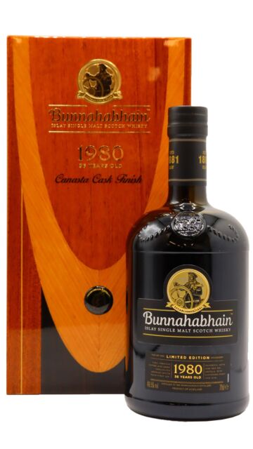 Bunnahabhain - Canasta Islay Single Malt Scotch 1980 36 year old Whisky