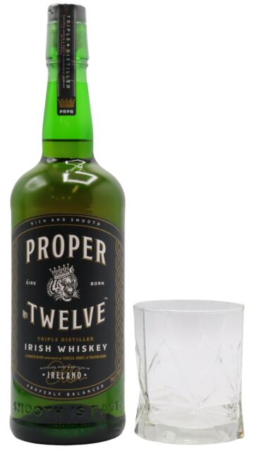 Proper No. Twelve - Irish Whiskey (Includes Tasting Glass)
