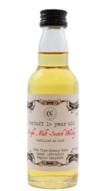 Macduff - Claxton's - Single Cask #1835-900032 2003 14 year old Whisky Miniature