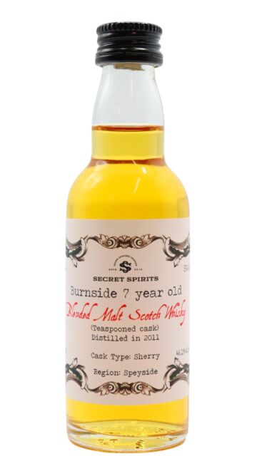 Burnside - Secret Spirits - Blended Scotch 2011 7 year old Whisky Miniature
