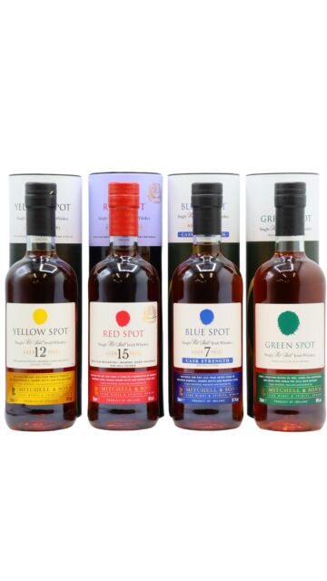 Irish Spot - Blue, Red, Green & Yellow Irish Whiskey Bundle