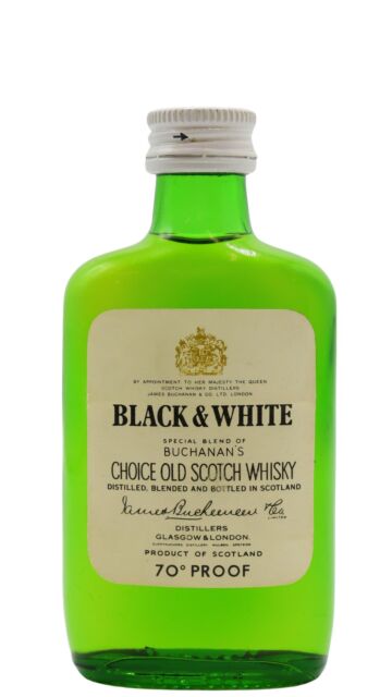 Black & White - Choice Old Blended Scotch Whisky Miniature