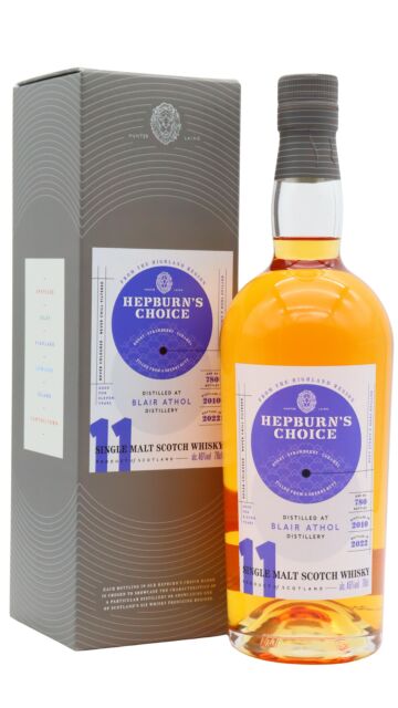 Blair Athol - Hepburns Choice - Sherry Cask Finish Single Malt Scotch 2010 11 year old Whisky