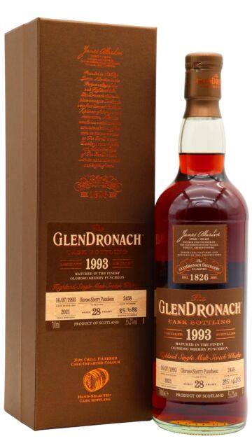Glendronach - Batch 19 Single Oloroso Sherry Cask #2458 1993 28 year old Whisky