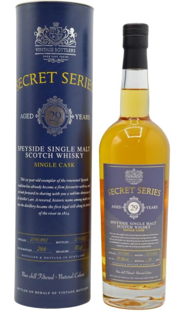 Undisclosed Speyside - Vintage Bottlers - The Secret Series No.2 1992 29 year old Whisky