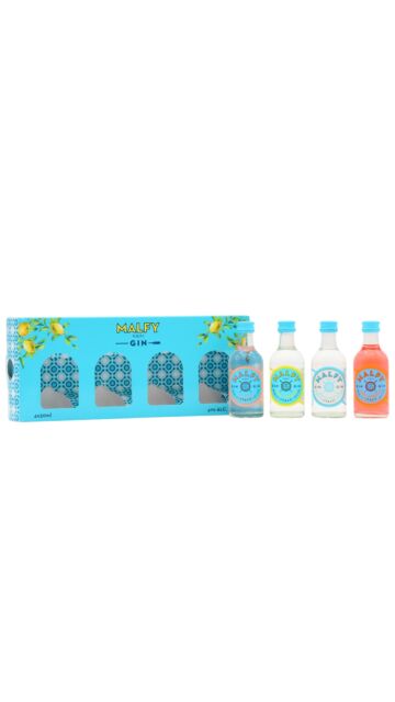 Malfy - Flavoured Italian Gin Miniature Gift Pack