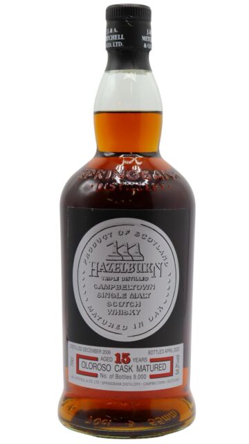 Hazelburn - Sherry Wood 2022 Edition Single Malt Scotch 2006 15 year old Whisky