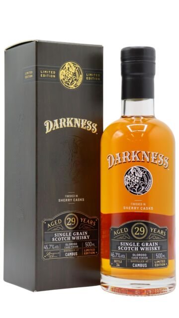 Cambus (silent) - Darkness - Oloroso Sherry Cask Finish Single Grain Scotch 29 year old Whisky
