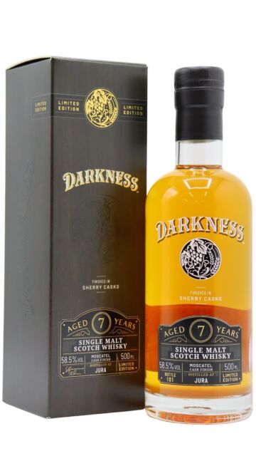 Jura - Darkness - Moscatel Cask Finish Single Malt Scotch 7 year old Whisky
