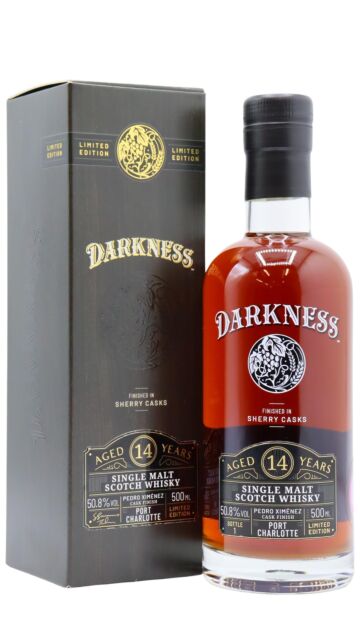 Port Charlotte - Darkness - Pedro Ximenez Cask Finish Single Malt Scotch 14 year old Whisky