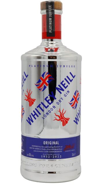 Whitley Neill - Queen Elizabeth II 2022 Platinum Jubilee Gin (1 Litre)