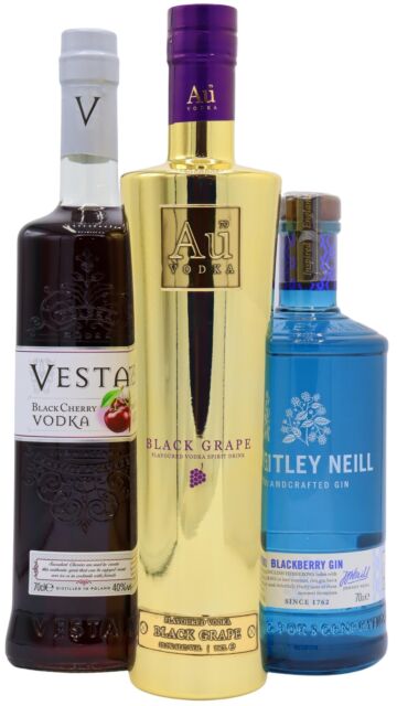 Multiple Distillery Packs - Dark Fruits Spirit Drink Bundle