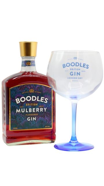 Boodles - British Mulberry Flavoured Gin (Includes Copa Glass)